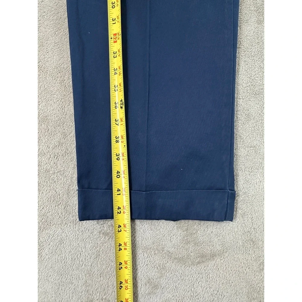 Vintage‎ Polo Ralph Lauren Pleated Chino Pants Men 38x30 Blue Preppy Old Money